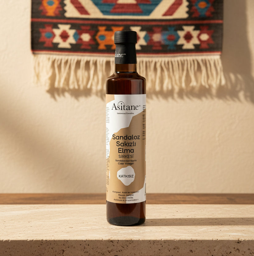 Asitane Sandaloz Sakızlı Elma Sirkesi (500ml)