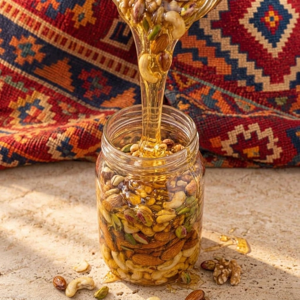 Çerezli Ballı Atom (Kavanozu 1 kg)