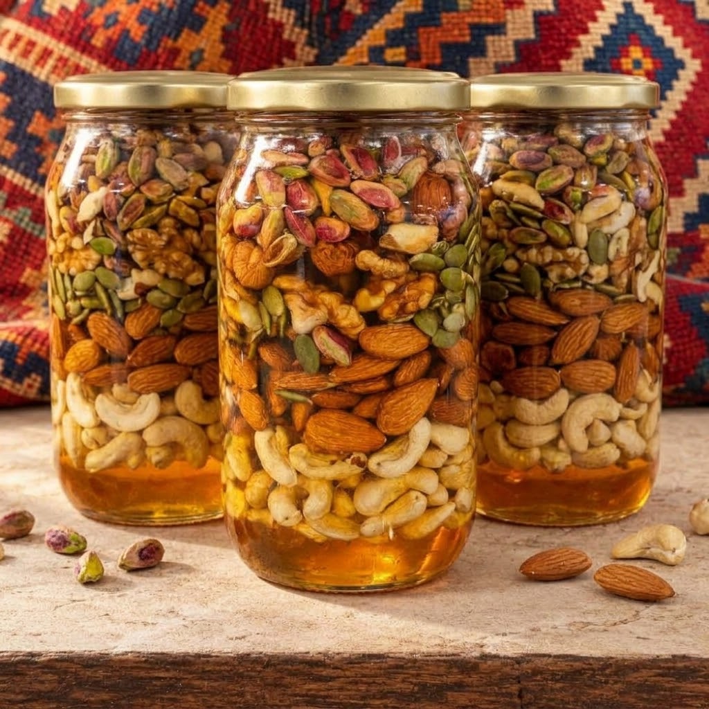 Çerezli Ballı Atom (Kavanozu 1 kg)