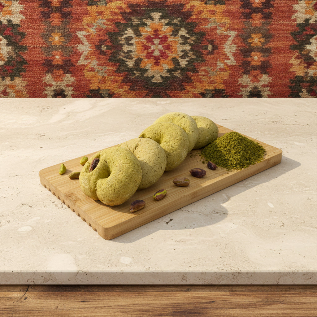 Antep Fıstıklı Kurabiye – Saf Tereyağlı, Katkısız, Ağızda Dağılan Geleneksel Kurabiye
